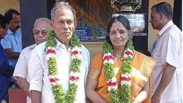 11 വർഷമായി കിടപ്പിലായിരുന്ന സോമന് നായരുടെ ഭാര്യ