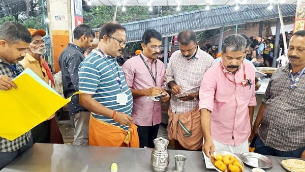 സന്നിധാനത്തെ വിവിധയിടങ്ങളില് റവന്യൂ, ആരോഗ്യം