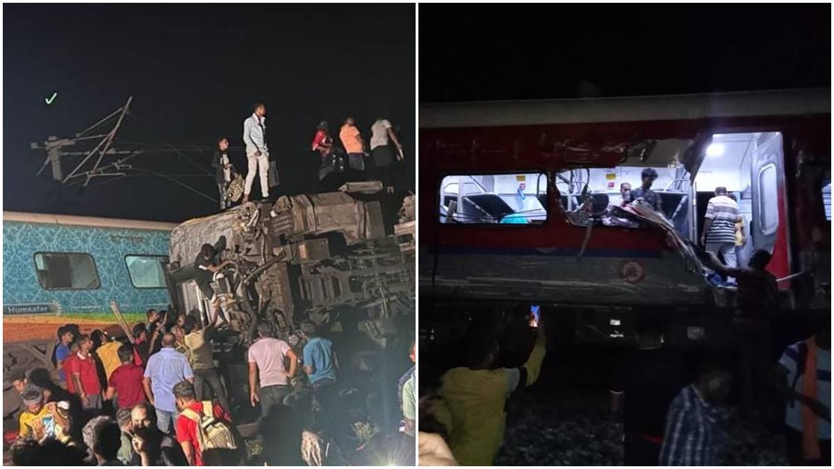 Coromandel Express Passenger train collides with goods train in Odisha