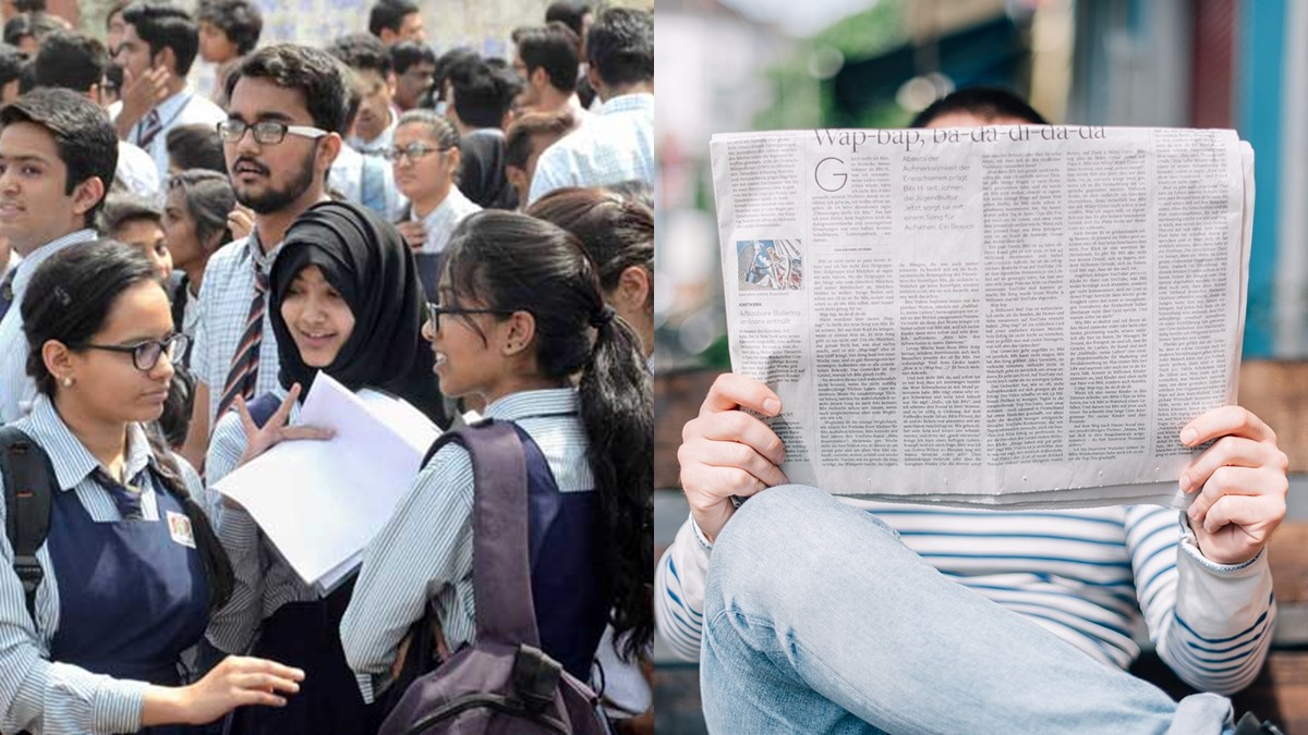 Marks for newspaper reading in Plus Two and SSLC examinations; Grace marks if win reading