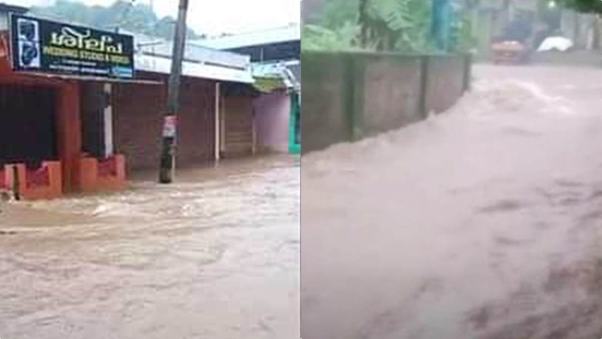 Landslide at palakkayam in palakkad, water level increasing in