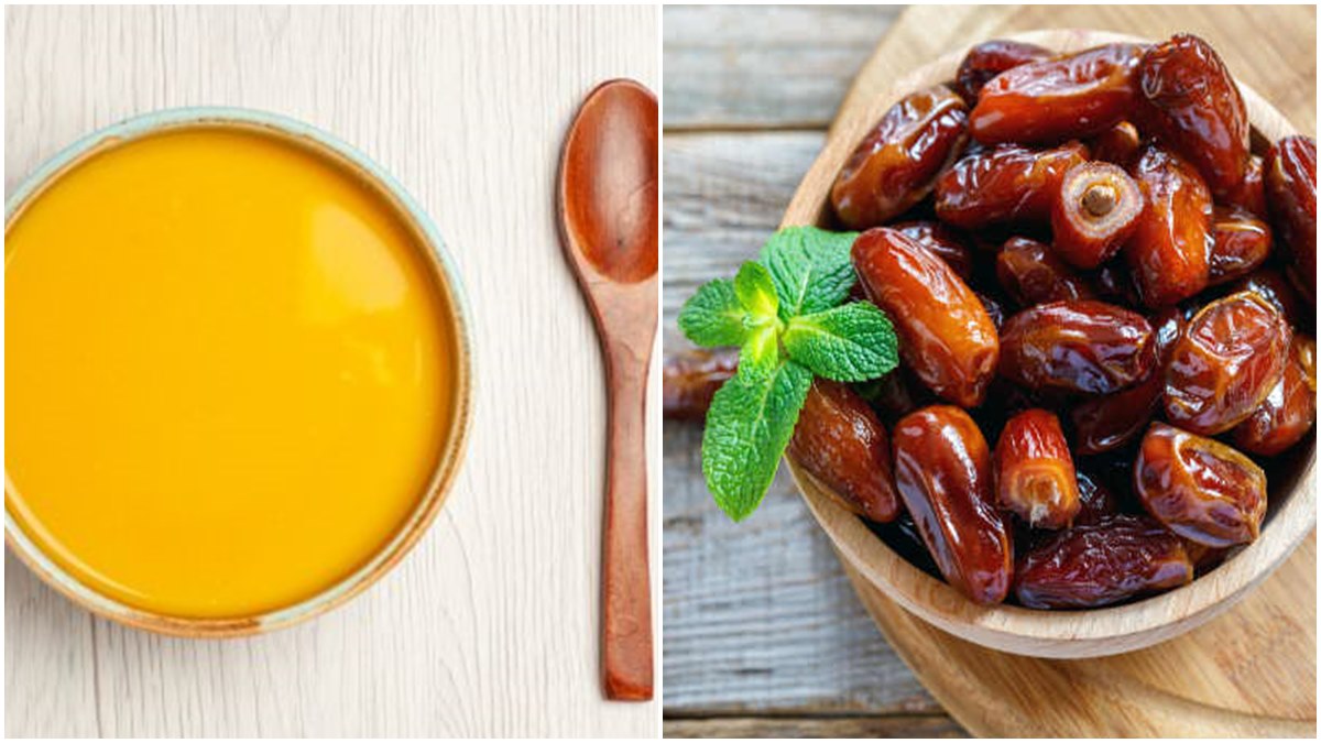 ഹൃദയാരോഗ്യം മുതൽ എല്ലുകളെ ആരോ ഗ്യം വരെ; നെയ്യിൽ കുതിർത്ത ഈത്തപ്പഴത്തിന്